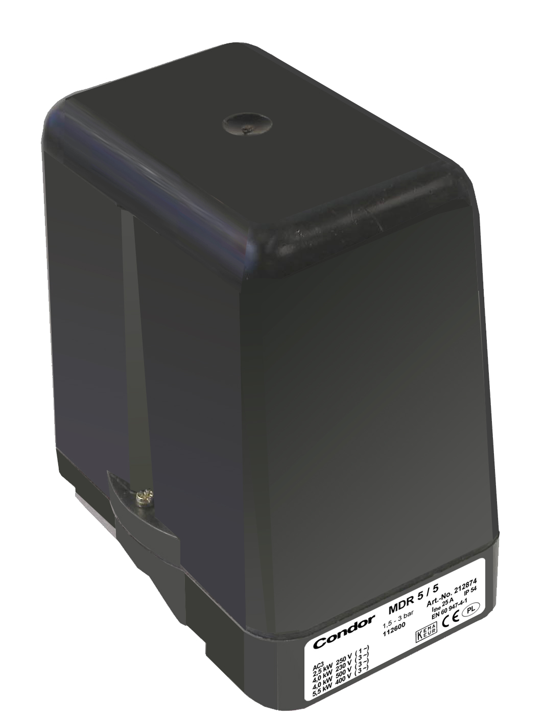 Condor Pressure Switch MDR 5/5 1,5-5 bar G 1/2